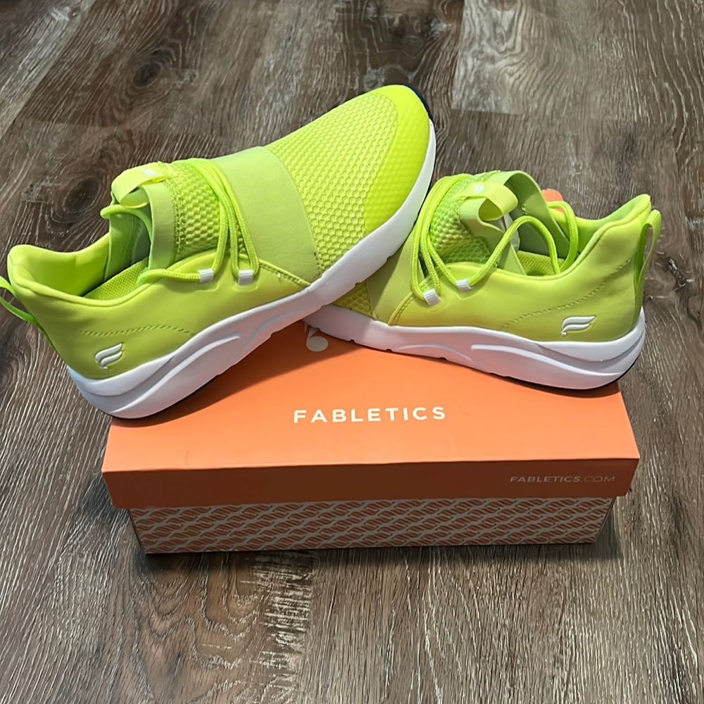 Fabletics Neon Yellow Zuma shoes